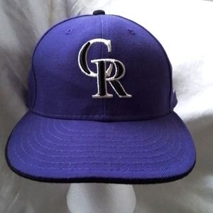 Colorado Rockies Purple cap, size 7 1/4